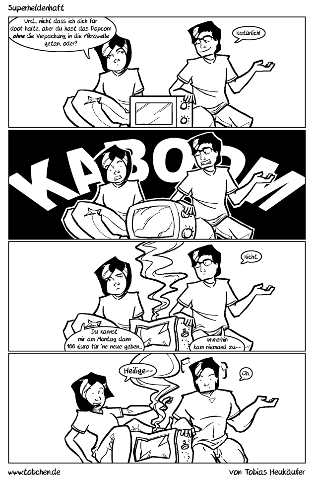 Superheldenhaft Comicstrip #2