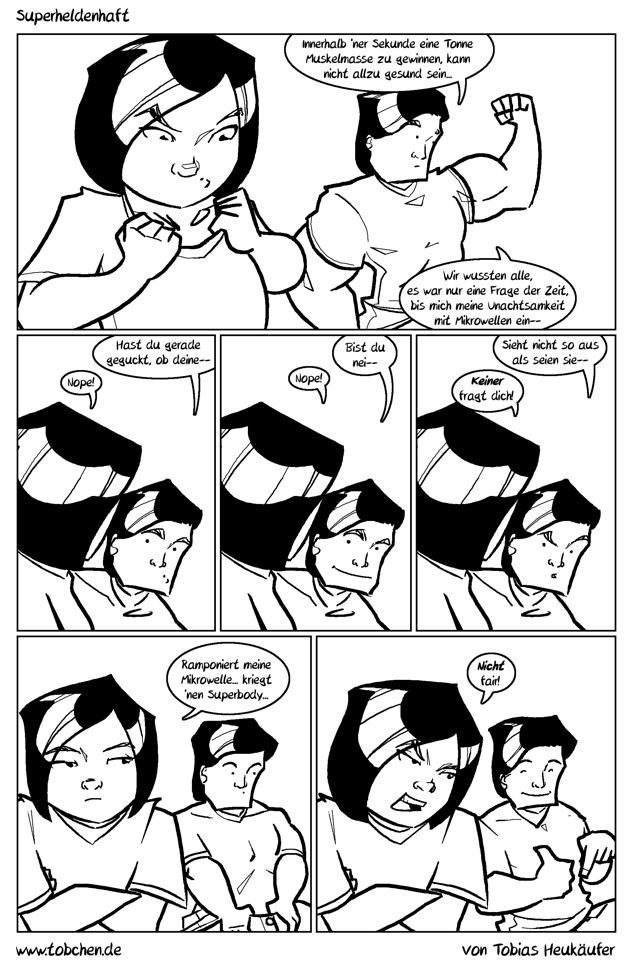 Superheldenhaft Comicstrip #3