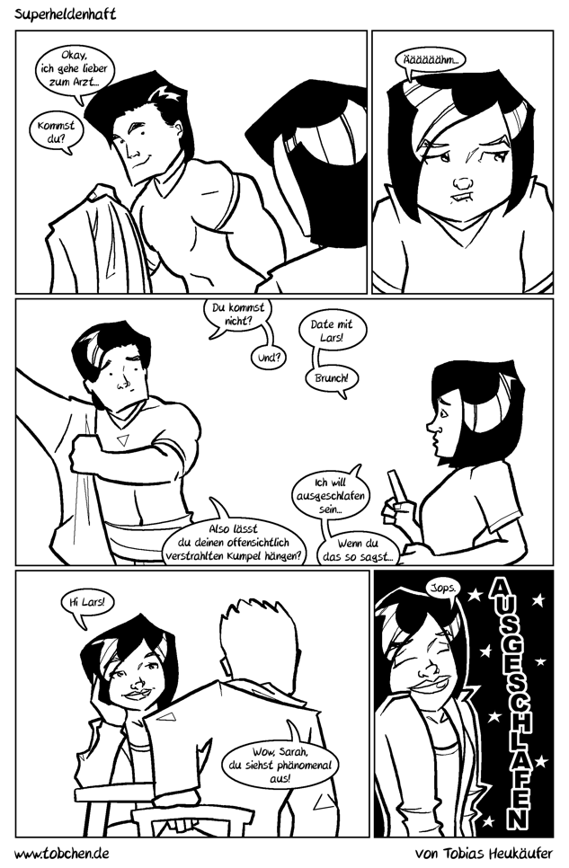 Superheldenhaft Comicstrip #4